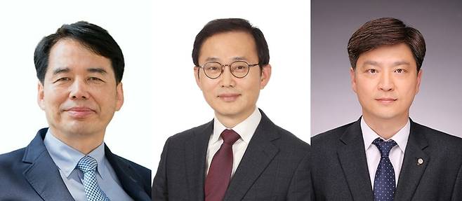 경북대 '3대 융합연구원' 원장으로 임명된 정성화 기초학문융합연구원장, 한동석 첨단기술융합연구원장, 김상현 바이오융합연구원장 <경북대 제공>