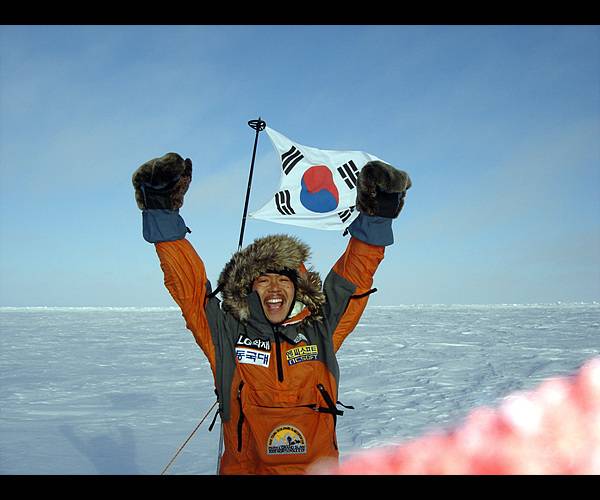 故 오희준의 북극점 정복 당시 모습. ⓒ제주의소리 자료사진