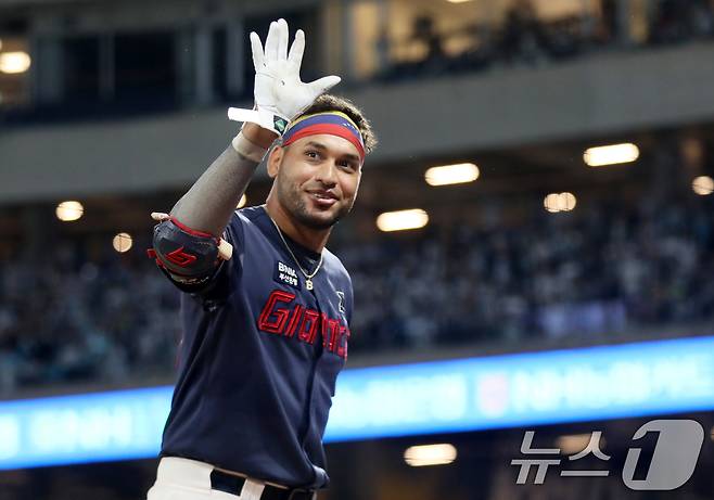 롯데 자이언츠 빅터 레이예스. /뉴스1 DB ⓒ News1 윤일지 기자