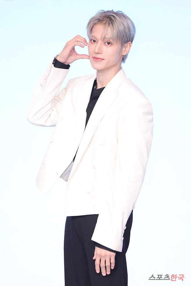 미니 12집 '골든 아워 : 파트3(GOLDEN HOUR : Part.3)' 발매 기념 기자간담회에 참석한 그룹 에이티즈(ATEEZ) 우영. 25.06.12 ⓒ이혜영 기자 lhy@hankooki.com