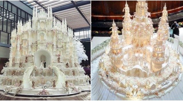 웨딩 케이크가 7억이 넘는다고?