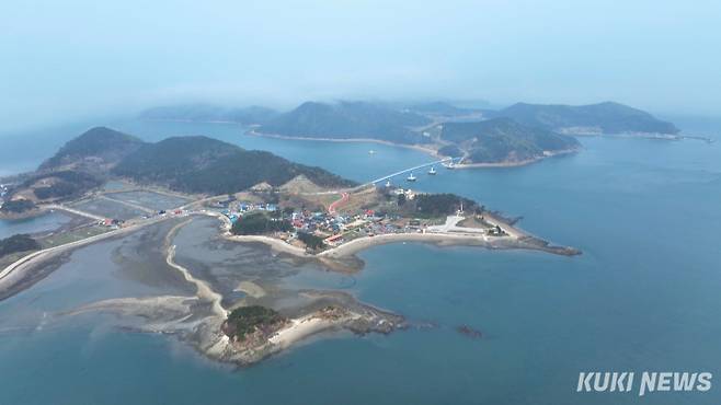 당진의 해양자원의 보고인 대난지도·소난지도 관광지. 사진=이은성 기자