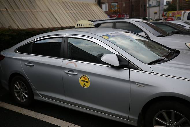 광주에서 운행중인 바우처택시. 독자 제공