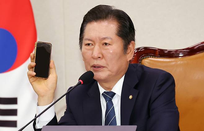 정청래 법사위원장. 뉴시스