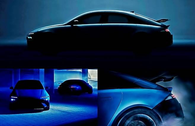 아이오닉 6N 티저 [사진출처=현대차 / 편집=최기성 매경 디지털뉴스룸 기자]