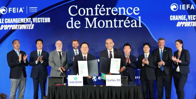 ▲대전시와 캐나다 퀘벡주가 11일(현지시각) 연구혁신 분야 협력을 위한 양해각서(MOU)를 체결하고 양자산업 등 미래 전략산업에서 국제공조를 본격화할 예정이다. ⓒ대전시