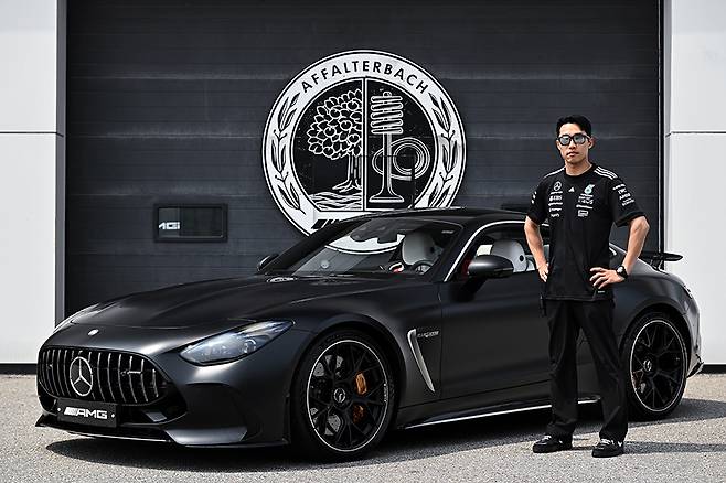 노동기와 메르세데스-AMG GT 55 4MATIC+. 사진: 김학수 기자