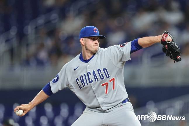 시카고 컵스 소속의 크리스 플렉센. /AFPBBNews=뉴스1