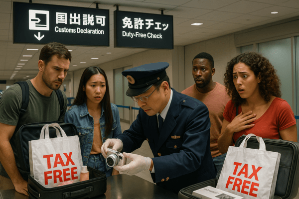 일본은 면세 혜택을 출국 시 환급하는 '리펀드형'으로 변경하는 방안도 검토하고 있다. 사진=ChatGPT