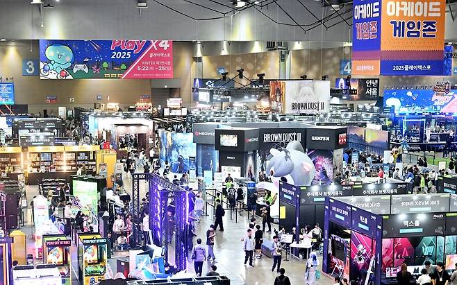 지난달 열린 '2025 플레이엑스포' 현장  [킨텍스 제공. 재판매 및 DB 금지]