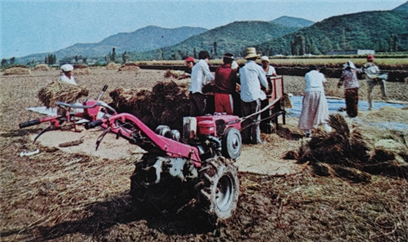 대동공업의 경운기./대동50년사 /