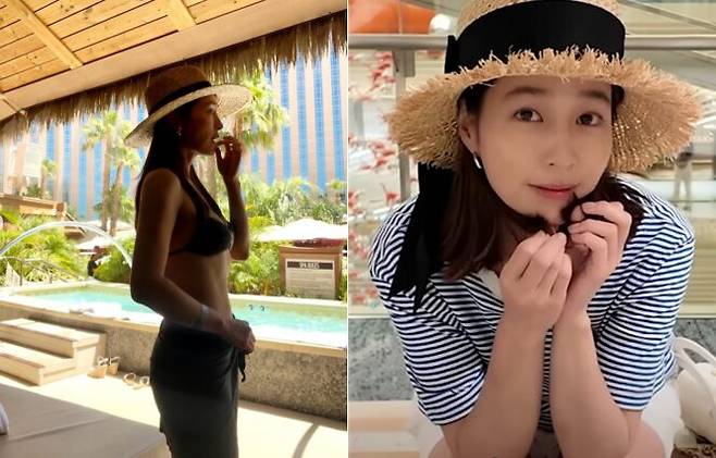 배우 이민정이 건강을 위해 보폭을 넓게 걷는 사실을 공개했다. [SNS]