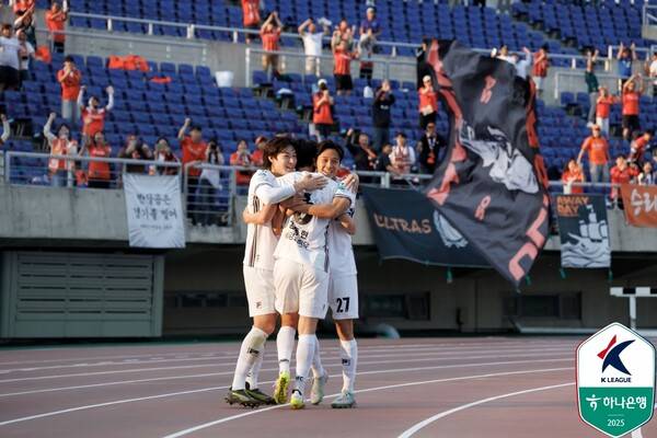 강원FC 선수단. 사진┃한국프로축구연맹