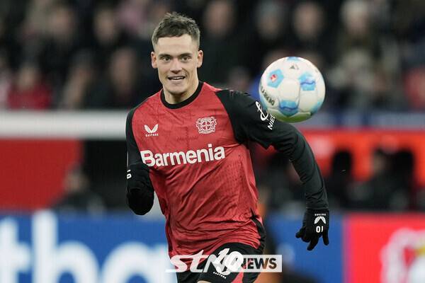 바이어 04 레버쿠젠 공격형 미드필더 플로리안 비르츠. 사진┃뉴시스/AP