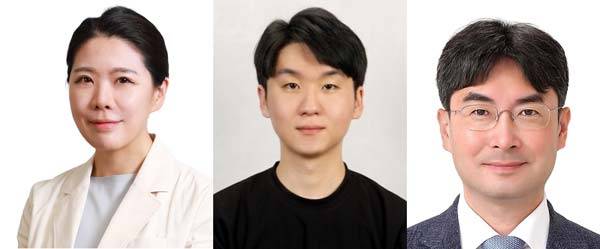 서울성모병원-서울대병원 공동 연구팀(왼쪽부터 서울성모병원 가정의학과 신현영 교수, 서울대의생명과학과 이혁종 연구원, 서울대병원 가정의학과 박상민 교수)./사진=서울성모병원