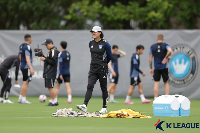샬럿에서 현지 적응 훈련 중인 울산 HD 선수단의 모습.&nbsp; &nbsp; 사진=프로축구연맹 제공&nbsp;