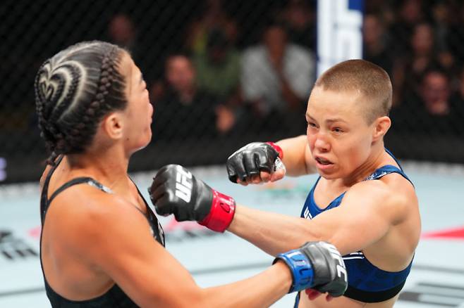 로즈 나마유나스(오른쪽). 사진=UFC