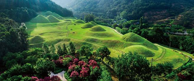 창녕 교동과 송현동 고분군 전경