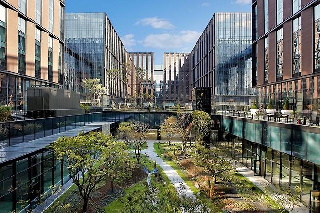 원그로브 중앙정원. [사진출처 = 원그로브]