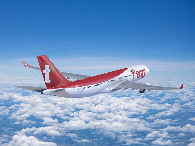티웨이 A330-200 / 사진=한진관광