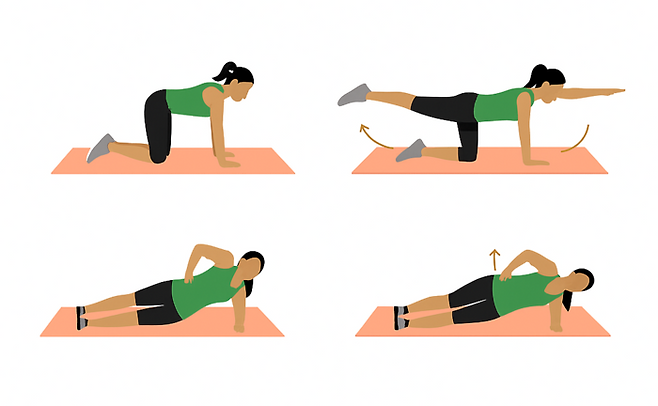 맥길의 빅3 운동 모습. 챗PT 생성 이미지