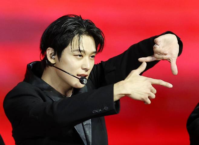 더보이즈 주연이 신시아와 열애설이 불거진 데 대해 팬들에게 사과했다. /사진=뉴스1