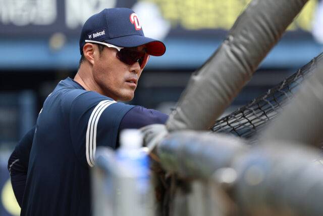 두산 베어스 조성환 감독대행./두산베어스