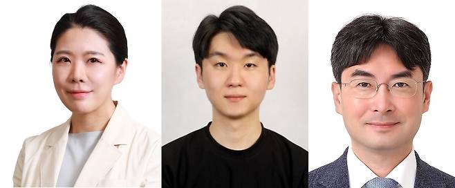 서울성모병원 가정의학과 신현영 교수(왼쪽부터), 서울대학교 의생명과학과 이혁종 연구원, 서울대병원 가정의학과 박상민 교수 [서울성모병원 제공]