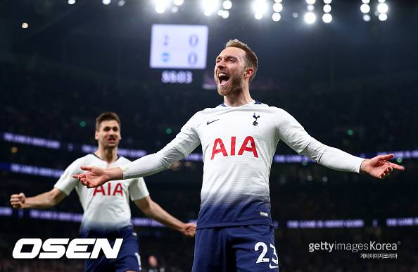 [사진] 에릭센 ⓒGettyimages(무단전재 및 재배포 금지)