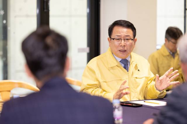 ▲정헌율 전북자치도 익산시장은 "재난대응은 아무리 강조해도 지나침이 없다"는 원칙주의자이다. ⓒ익산시