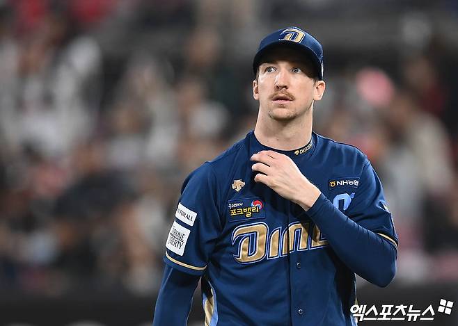 2023 시즌 NC 다이노스에서 투수 3관왕에 오른 에릭 페디가 최근 일본 언론과의 인터뷰를 통해 한국에서 뛴 1년이 자신에게 큰 자산이 됐다고 밝혔다. 사진 엑스포츠뉴스 DB