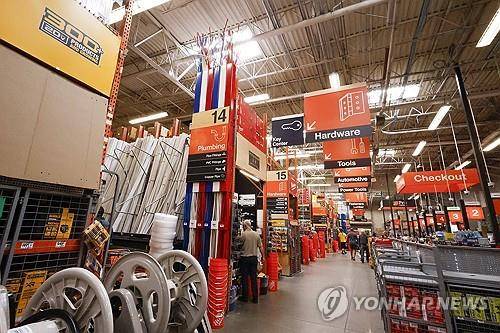 미 캘리포니아주의 한 홈디포 매장 [EPA 연합뉴스 자료사진. 재판매 및 DB 금지]