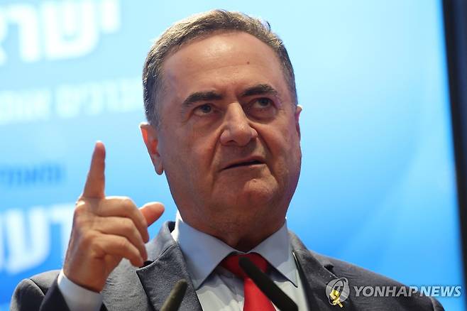 이스라엘 카츠 이스라엘 국방장관 [EPA=연합뉴스 자료사진. 재판매 및 DB 금지]