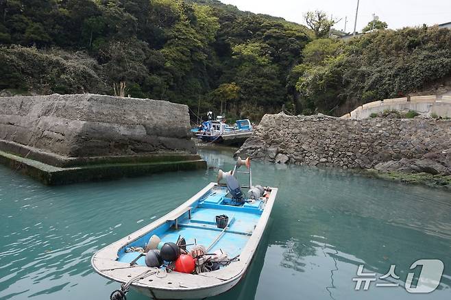 눌옥도 선착장 옆 계류장.2025.6.13/뉴스1 ⓒ News1 조영석 기자