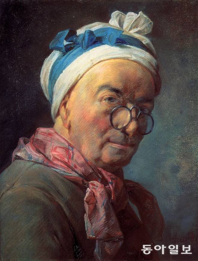 장 바티스트 시메옹 샤르댕, 자화상, 1771년. 루브르박물관 소장품.