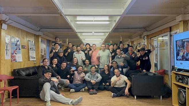 ▲ 칠레 기지 대원들과 교류 행사