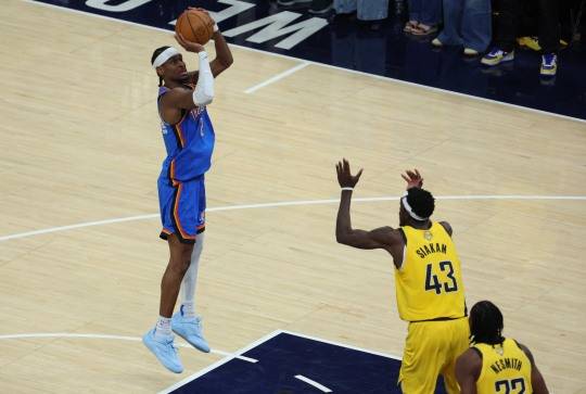 슛 던지는 길저스알렉산더. 사진[로이터=연합뉴스]