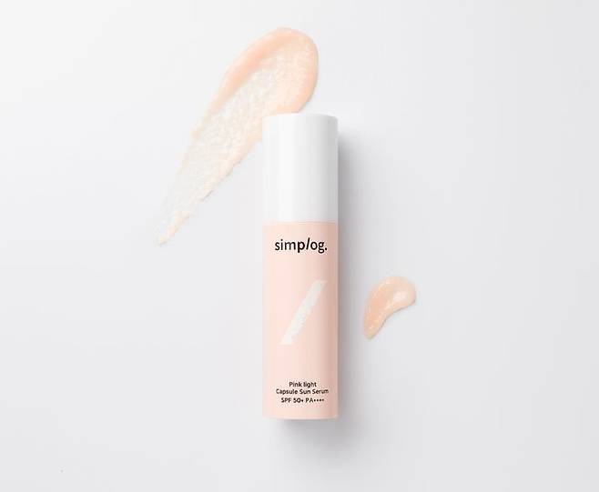 [서울=뉴시스] 삼진제약 '심플로그' 핑크라이트 캡슐 선세럼 (사진=삼진제약 제공) 2025.06.14. photo@newsis.com *재판매 및 DB 금지