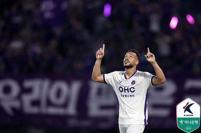 [서울=뉴시스] K리그1 안양 모따 멀티골. (사진=한국프로축구연맹 제공) 2025.06.14. photo@newsis.com