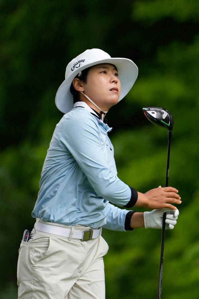 티샷을 하고 있는 이소미. 사진 제공=AFP연합뉴스