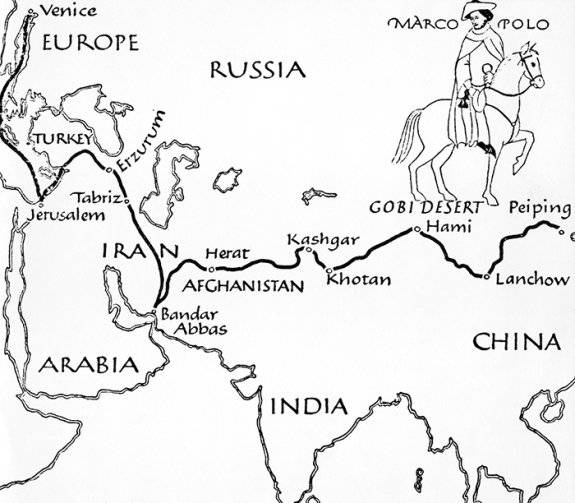 새로운 항로 개척에 불을 붙인 마르코 폴로의 ‘동방견문록’. Gettyimage