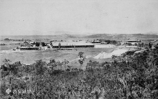 일제강점기 서대전역 인근에 주둔한 일본군 보병 제80연대 제3대대 전경.  &nbsp;(사진=조건 동국대 역사교육과 교수 논문 인용·서울역사박물관 소장자료)