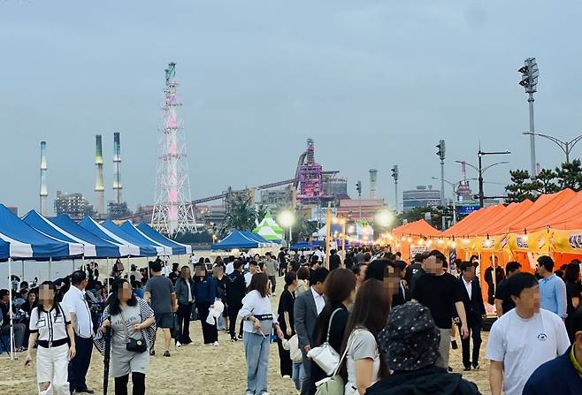지난 13일과 14일 송도해수욕장 일원에서 개최된 포송마차 축제 모습. /포항시 제공