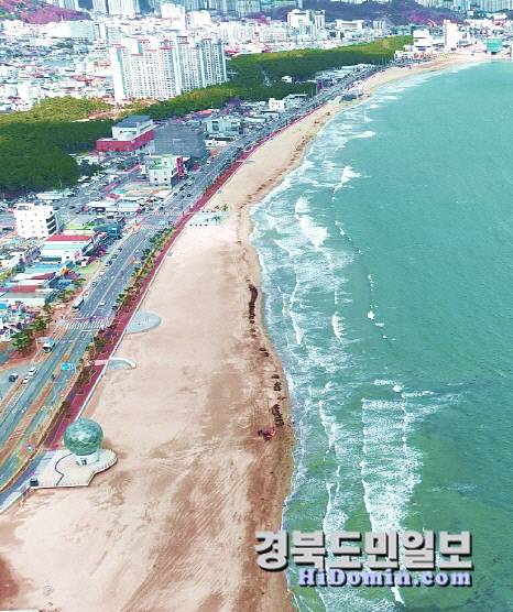 포항송도해수욕장 전경. 사진=포항시 제공