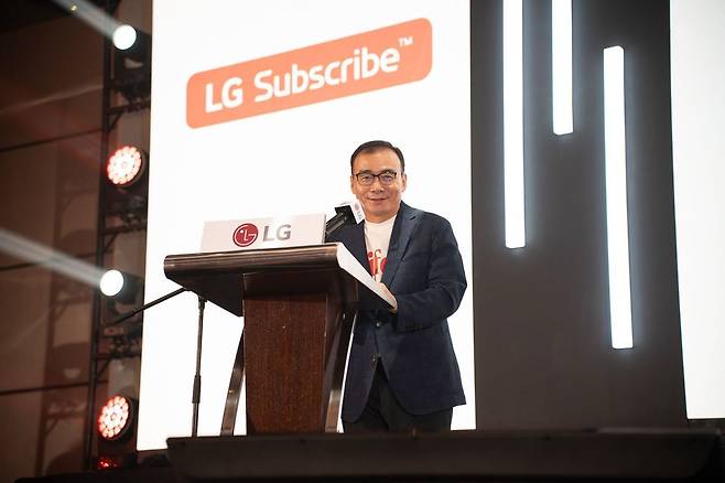 김재승 LG전자 아시아지역 대표(전무)(김재승 전무 SNS 갈무리). ⓒ 뉴스1