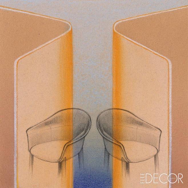 파트리크 주앵 특유의 감각적인 곡선미와 기능적 조화를 강조한 또 다른 버전의 커버 아트워크.