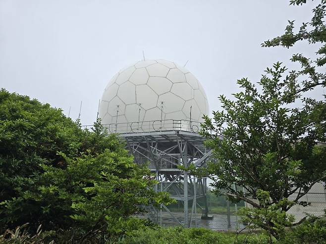 제주 서귀포시 해발 1138m에 위치한 한라레이더 전경. 한국공항공사 제공