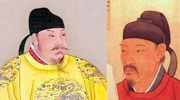 당 태종과 위징 초상.