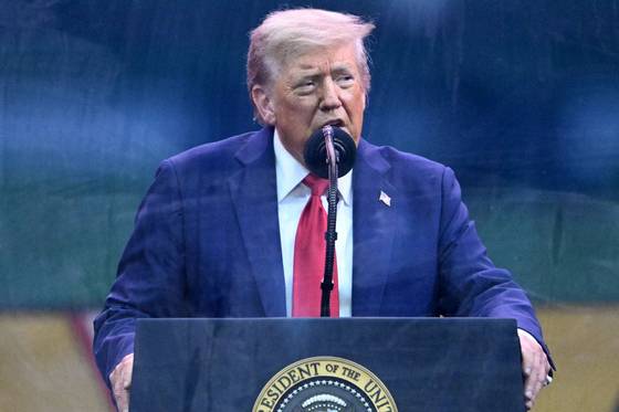 도널드 트럼프 미국 대통령. AFP=연합뉴스