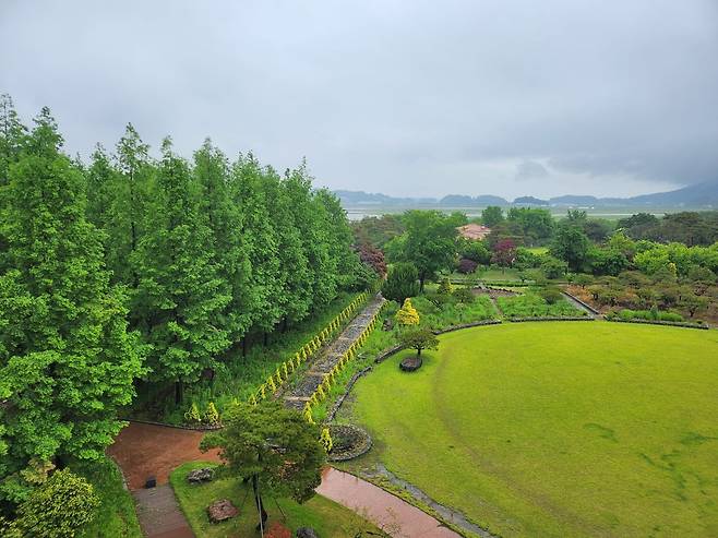 전남 고흥의 금세기정원. 민간정원이 개방됐다.